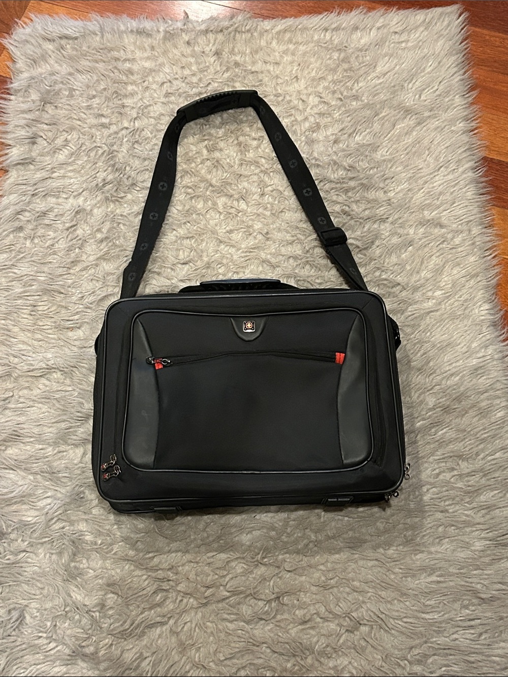Swiss Gear Black Laotop Bag - Professional Commuter Briefcase